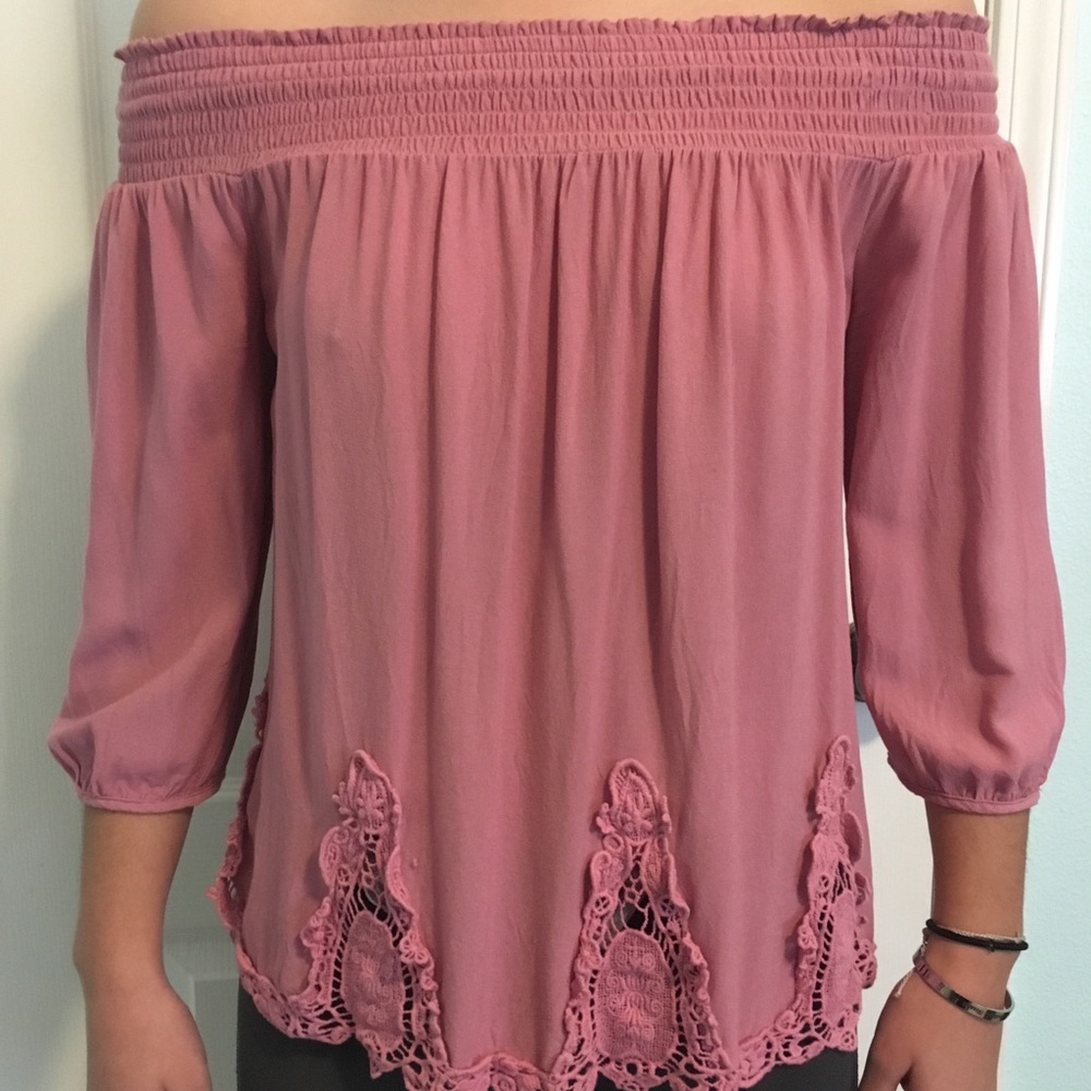 Off the should blouse